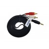 Cable Audio 2 Rca Macho A Mini Plug Stereo 3,5 Mm 1.8m