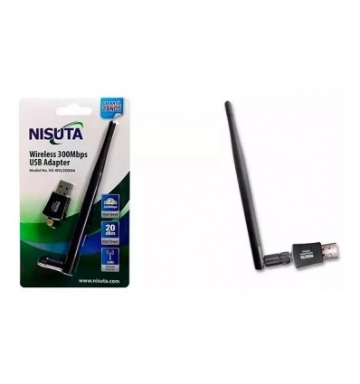 Placa Usb Wireless Wifi Nisuta Ns-wiu300n4 - N300 Mbps