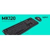 Teclado Y Mouse Mk120 Español Logitech Combo Con Cable