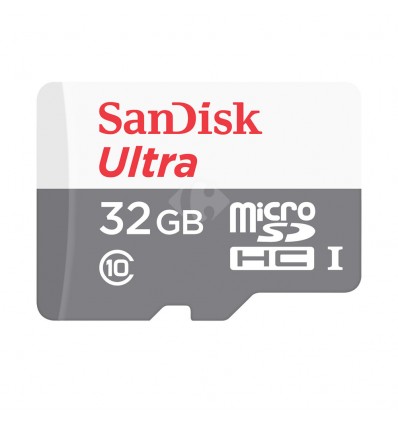 arjeta de memoria SanDisk Ultra con adaptador SD 32GB