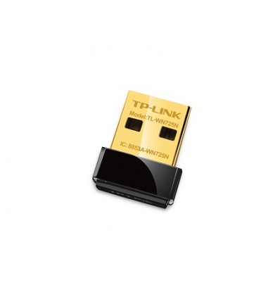 Adaptador USB Nano Inalámbrico N de 150Mbps TL-WN725N