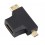 Adaptador Micro y Mini HDMI M a HDMI H