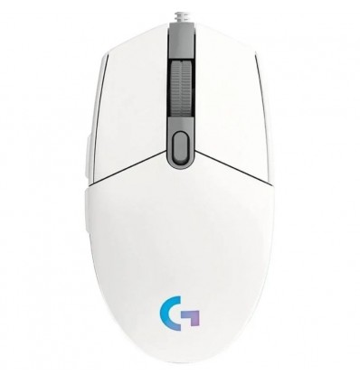 Mouse Gamer Logitech G203 White Lightsync Rgb