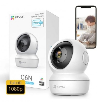 Camara Seguridad Ezviz Wifi Cv246 C6cn 360° 1080