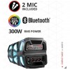Parlante Bluetooth Portátil Novik Light X Mp3 Woofers 2x5´´