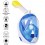 Mascara Snorkel Buceo Cara Full Face Antiparra Soporte Gopro Talle L y S