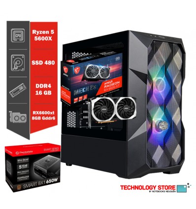 PC GAMER | RYZEN 5 5600X | RX 6600XT 8GB Gddr6 | 16GB DDR4| SSD 480GB ..