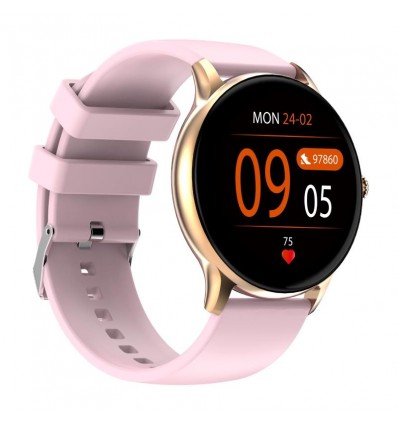 Smart Watch Foxbox Neon - Rosa 1.28 Tactil Bt Sumergible