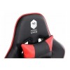 Silla Gamer Kanji Kj-488t-br Roja Y Negra Reclinable 180°