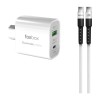 Cargador Foxbox Quantum 20watts Usb-c A Usb-c Blanco