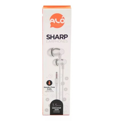 Auriculares con mic Alo Sharp Cable hands free calls