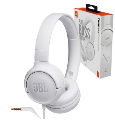 Auriculares Jbl Tune 500 Jbl T500 Blanco