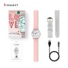 Smartwatch Kieslect Lora Rosa Extra Brillo Love Doble Malla