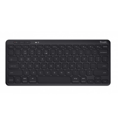 Teclado Trust Lyra Wireless Bt Multidispositivo Recargable C