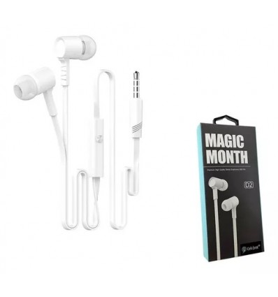 Auriculares In Ear Stereo Manos Libres Mic Celebrat D2