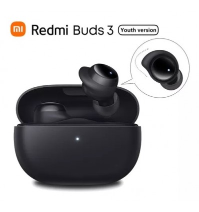 Auriculares Xiaomi Redmi Buds 3 Lite black Bhr-5489gl Color Negro