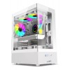 Gabinete Gamer Sentey H10 Argb Vidrio 5 Fans Argb Incluidos