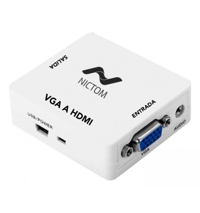 Conversor Vga A Hdmi Con Audio Nisuta Ns-covghd4