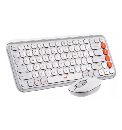 Combo Logitech Pop Icon White