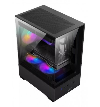 Gabinete Gamer Sentey H11 Black 5 Fan FRGB Color Negro