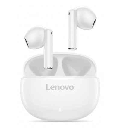 Auriculares estéreo inalámbricos blancos Lenovo E310