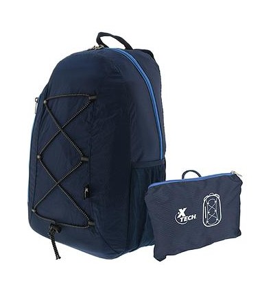 Mochila de Nylon Plegable Resistente al Agua - Xtech XTB-090BL