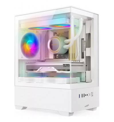 Gabinete Gamer Sentey H11 Black 5 Fan FRGB Color Negro