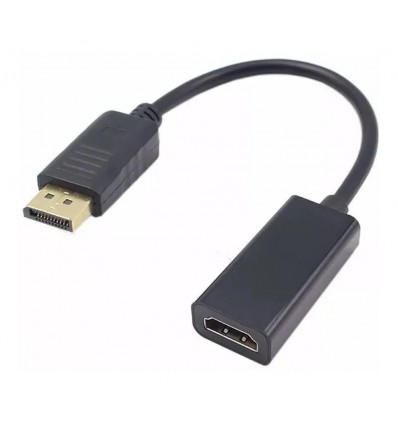 Adaptador Display Port Macho A Hdmi Hembra Hd Placa De Video