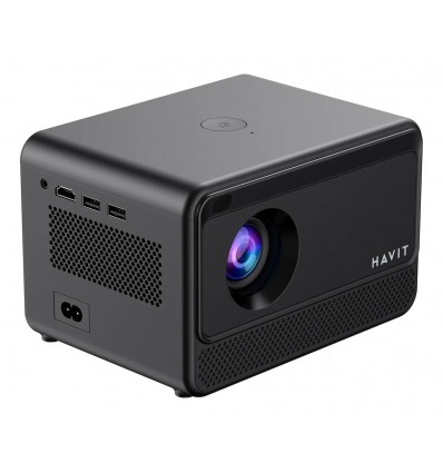 Proyector Smart Havit Pj211 Pro 720p 5000l Android 9 Wifi Color Negro