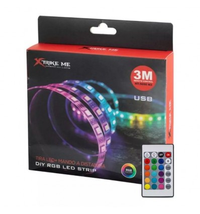Tira Led RGB 3 Metros controladora y App BT