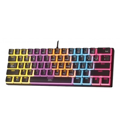 Teclado Gtc Kgg-013 Starlight Mecanico 60% Gamer