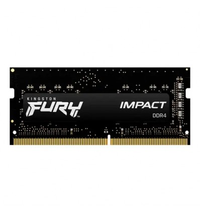 Memoria SODIMM Fury DDR4 16GB 3200MHz Impact Negra