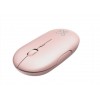 Mouse Inalambrico Klipxtreme ergonomico slim surfer rosa 4 botones 24ghz ambidiestro