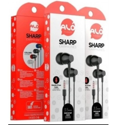 Auriculares con mic Alo Sharp Cable hands free calls