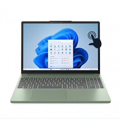 Notebook Lenovo IP Slim 3, Core I5-13420h, 16gb Ddr5, 512 Ssd M.2, 15,3" Wuxga Ips Táctil, Windows 11, Seafoam Green