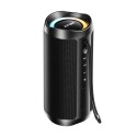 Parlante Kelyx Bluetooth 2 altavoces 12W cilindro RGB HIFI IPX7 MicroSD / USB