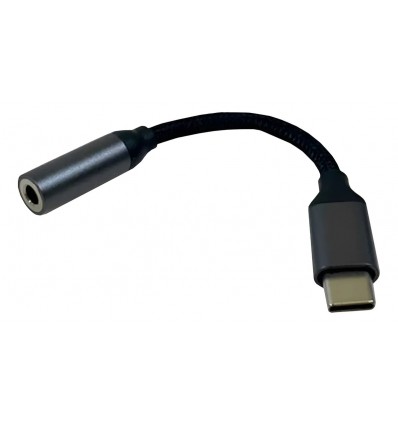 Adaptador Tipo C Macho A Audio Mini Jack Hembra 3.5mm