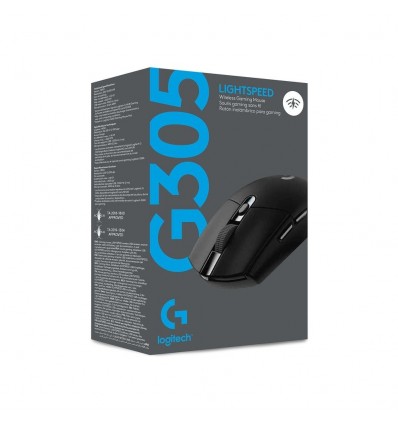 MOuse de juego inalámbrico Logitech G Series Lightspeed G305 black