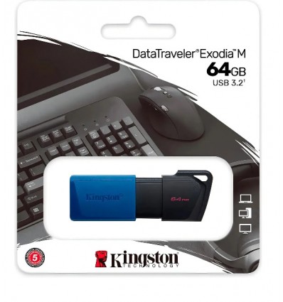 Pendrive Kingston Datatraveler Exodia M 128 Gb Usb 3.2