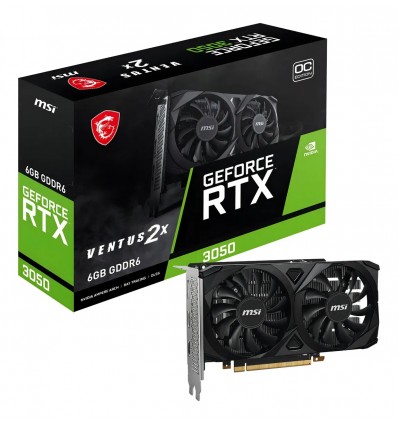 Placa de Video MSI NVIDIA RTX 3050 VENTUS 6G