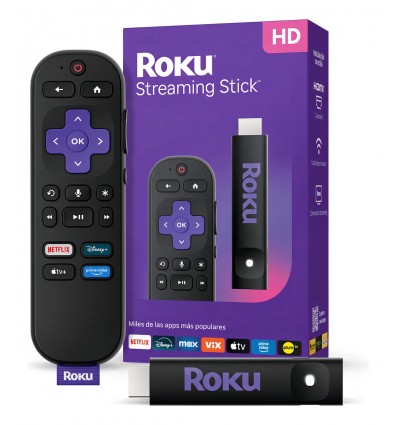 Roku Streaming Stick Negro De Voz 2025
