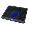 Base Cooler Para Notebook Con Luz Hasta 17 Pulgadas Gtc-013 Color Negro