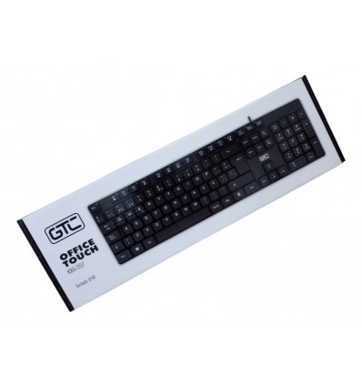 Teclado Gtc Kbg-207 Cable Usb Negro Negro Español Latinoamérica