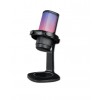 Microfono Raptor Vox Rgb Usb Para Streaming Negro