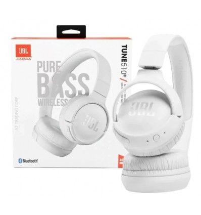 Auriculares Inalambricos JBL TUNE T520 Bluetooth Blanco