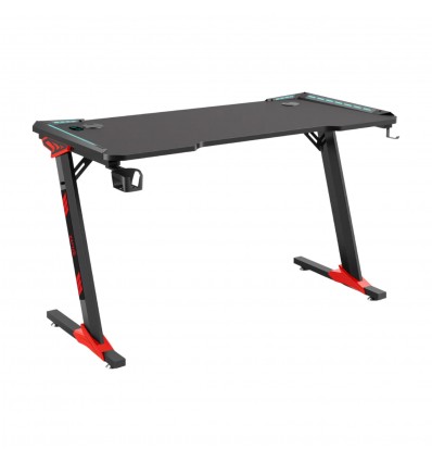 Escritorio Gamer Raptor Glow Station SE RGB via USB c/portavasos + porta auricular