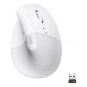 Mouse Logitech Lift Inalámbrico Ergonómico Sensor Óptico Blanco