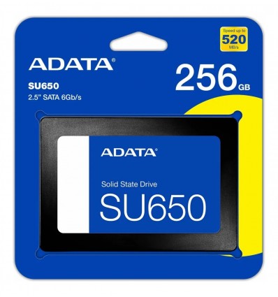 Disco Solido Ssd Adata 256gb Asu650 520/450mbps 3dnand 2.5