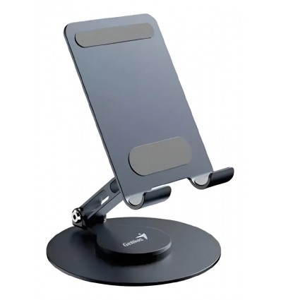 Soporte De Celular Genius G-stand M100 Iron Grey Giratoria