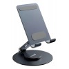 Soporte De Celular Genius G-stand M100 Iron Grey Giratoria